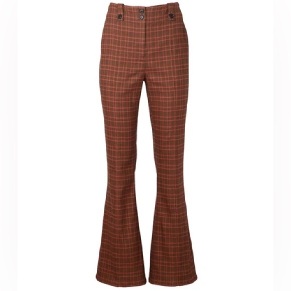 Derek Lam Holland Utility Flare High Waisted Pants (Size 10) - Picture 2 of 10